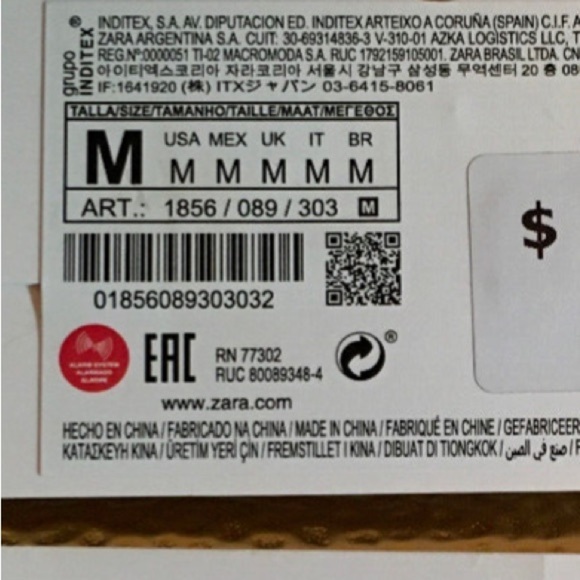 NWOT Zara Hammered metal gold cuff bracelet - Picture 3 of 5